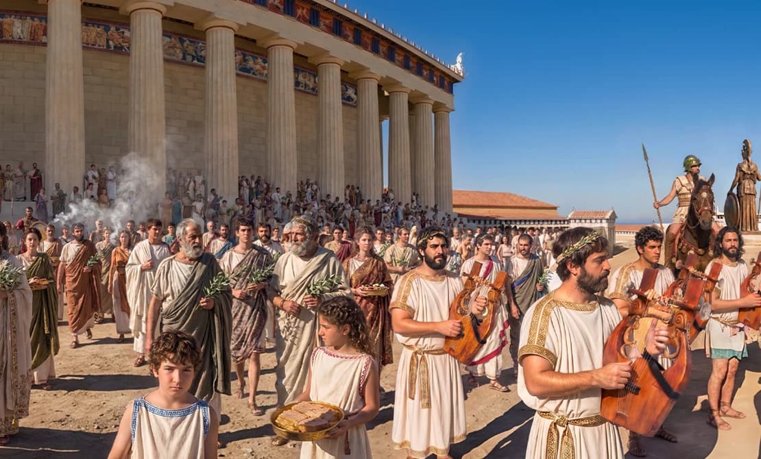 TimeLens reconstruction of the Acropolis in Classical times