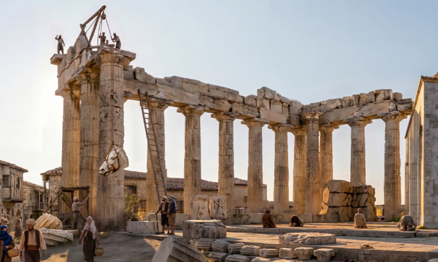 TimeLens reconstruction of the Parthenon in Ottoman times